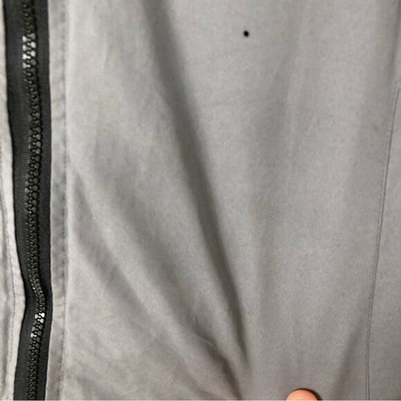 LE SHARK Vest Jacket L Reversible 2-IN-1 Windbreaker Waterproof Logo Black Grey - Picture 10 of 12